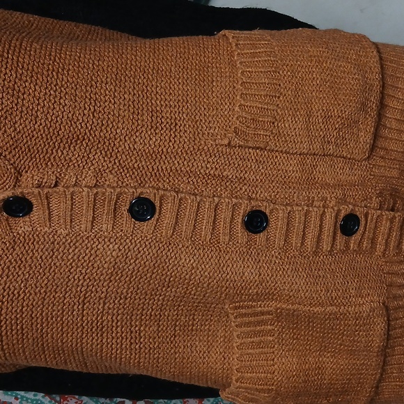 Forever 21 Button Up V-Neck Sweater Cardigan, Size M - Picture 8 of 12